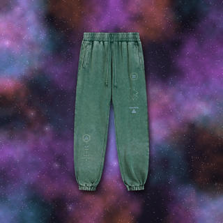 Aquarius Zodiac Joggers – Snow Wash Heavyweight Sweatpants