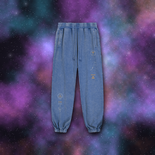 Aries Zodiac Joggers – Snow Wash Heavyweight Sweatpants