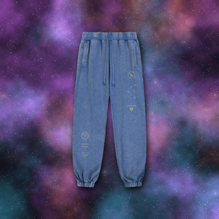 Capricorn Zodiac Joggers – Snow Wash Heavyweight Sweatpants