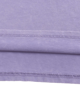 Close-up of snow-wash 250 GSM heavyweight cotton fabric texture – detail 3