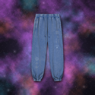 Gemini Zodiac Joggers – Snow Wash Heavyweight Sweatpants