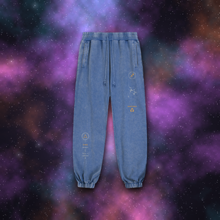 Sagittarius Zodiac Joggers – Snow Wash Heavyweight Sweatpants