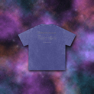 The Zodiac Wheel Oversized T-Shirt – Snow Wash Heavyweight Cotton
